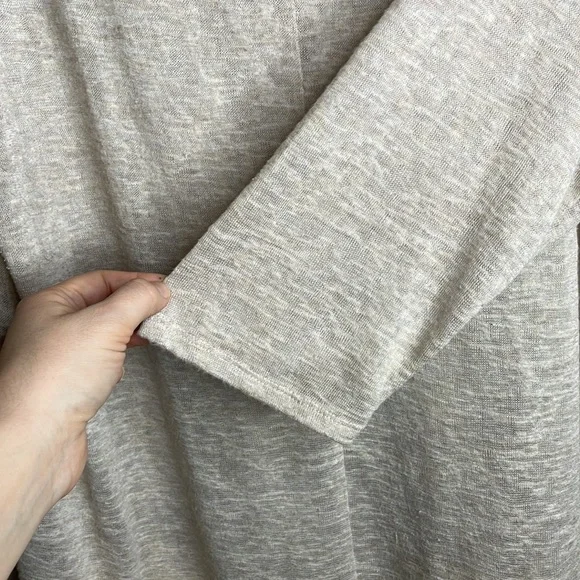 Living Doll Size 2X Ivory Lace Trim Gauzy 3/4 Sleeve Lightweight Dainty Top - Picture 8 of 11